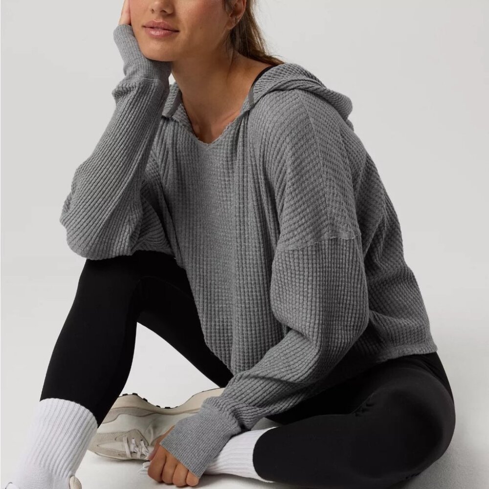 OFFLINE By Aerie Wow! Waffle Hoodie